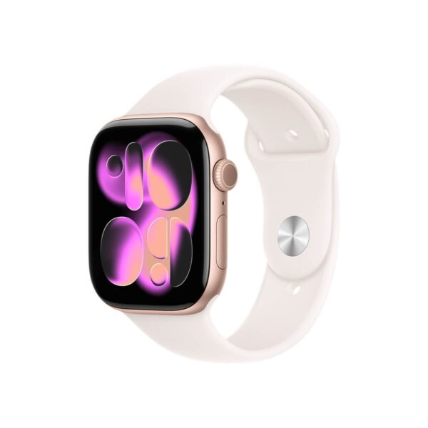 Часы Apple Watch Series 11 46 мм, ремешок Sport Band («Розовое золото» | Rose Gold)