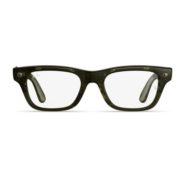 Умные очки Ray-Ban Meta Blayzer Optics Gen 2 32 ГБ Shiny Transparent Dark Olive / Clear
