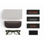 Умные очки Ray-Ban Meta Blayzer Optics Gen 2 32 ГБ Shiny Transparent Dark Olive / Clear